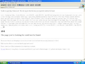 Internet Explorer 2.01 displaying a broken error page.